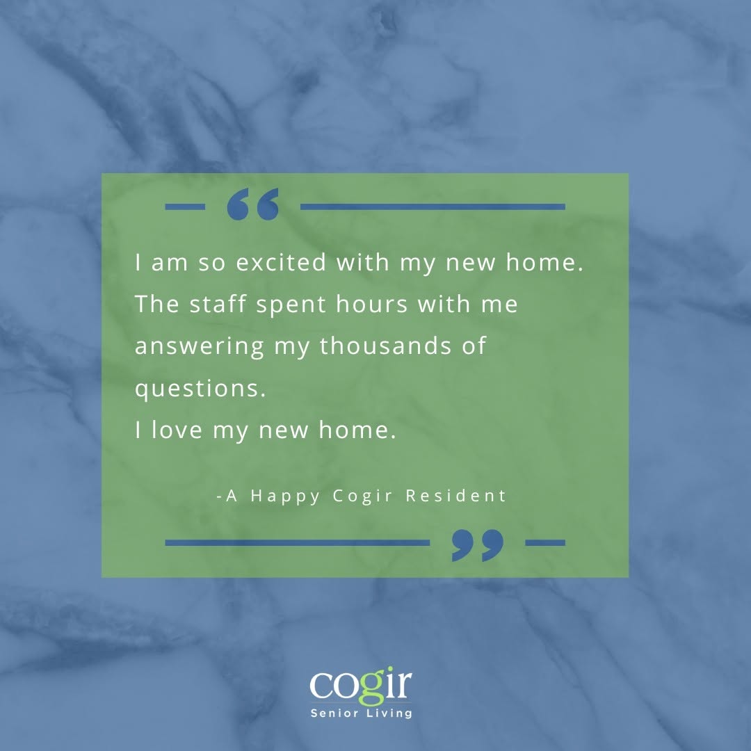 We love happy residents! 💚