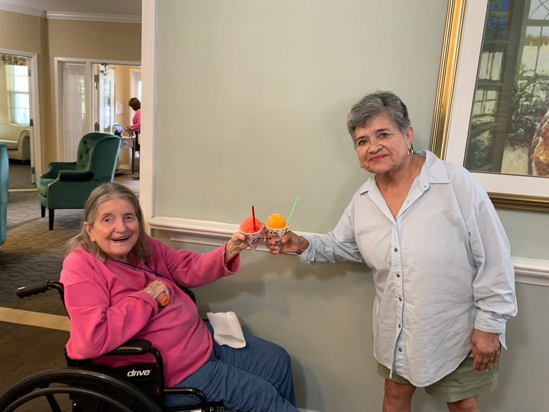 We celebrated Grandparents Day 💕 and kicked off our first day of National Assisted Living Week with some delicious snow cones🍨, let the celebration continue all week 🎉!