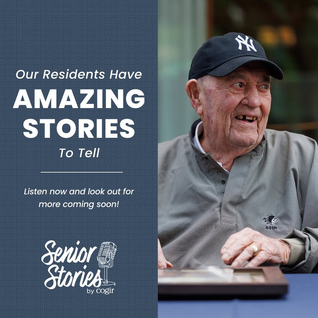 Dive into our new podcast series, Senior Stories! Our first episode features Art Shallock’s incredible journey from military service to the major leagues. ⚾️ 🏅Listen now and stay tuned for more inspiring stories from our residents: https://bit.ly/3zfjdZh
