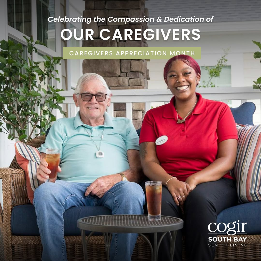Happy Caregivers Appreciation Month! Huge thanks to our amazing caregivers at Cogir of South Bay for your dedication and compassion. You make a difference in our community every day! 🙌✨