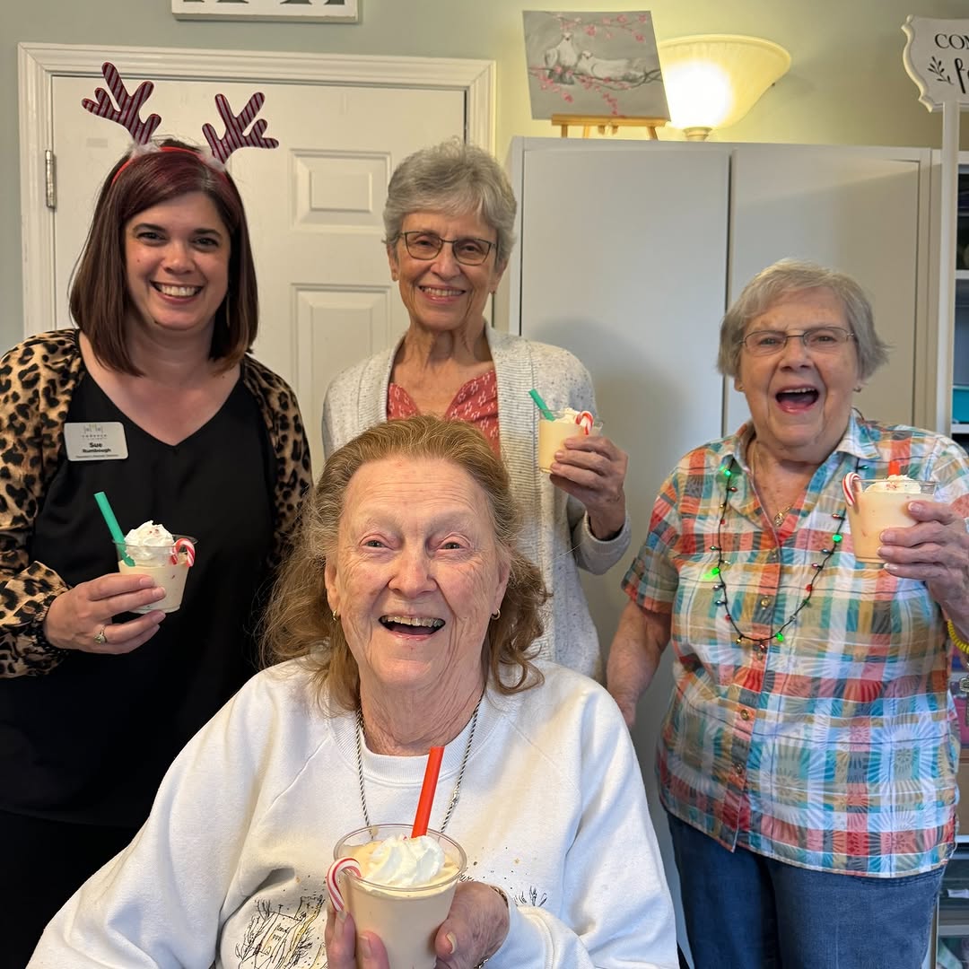 On Candy Cane Day, we made and enjoyed milkshakes!