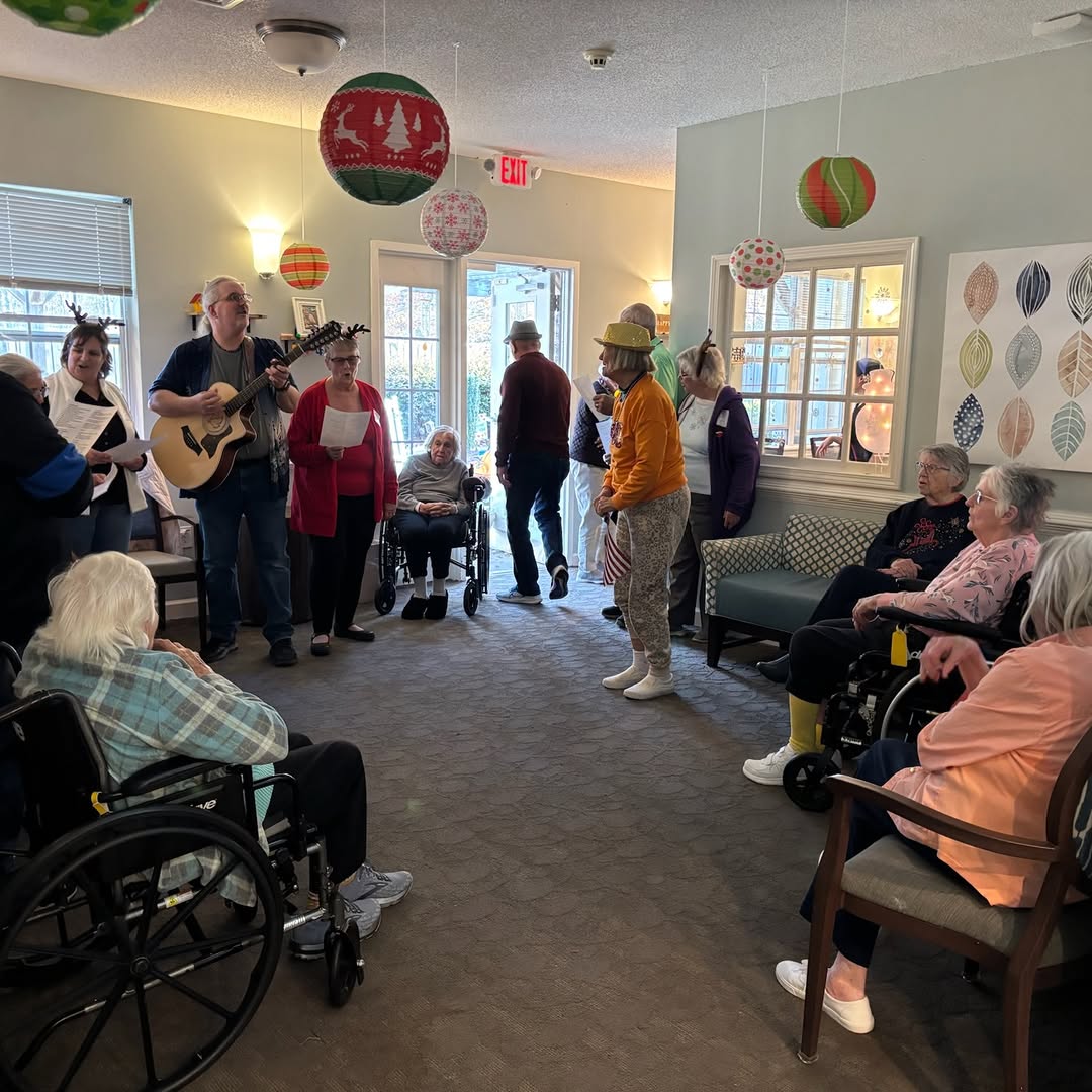 Thank you Bridge Church for singing to our residents, they so enjoyed it 🎶