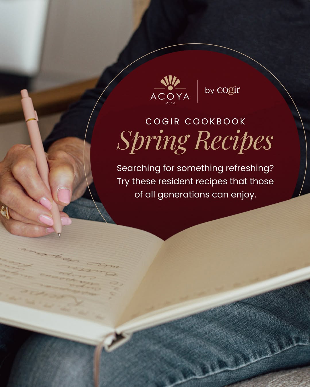 It’s springtime, and we’re sharing some great seasonal recipes from the Cogir cookbook! From fresh flavors to sweet treats, these dishes are perfect for brighter days ahead. 🌼