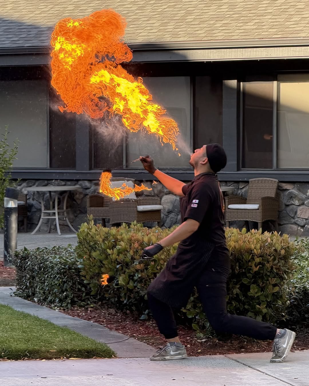 🔥 Dinner and a show! 🔥 As a special Father’s Day gift to our residents, we welcomed Rockstar Hibachi for an unforgettable dining experience. From delicious food cooked right before their eyes to exciting tricks and even fire-spitting performances, the afternoon was full of fun, laughter, and amazement! A huge thank you to Chef Han and Rockstar Hibachi for helping us celebrate the fathers and father figures in our community in such a memorable way. ❤️ #FathersDay #Hibachi #RockstarHibachi