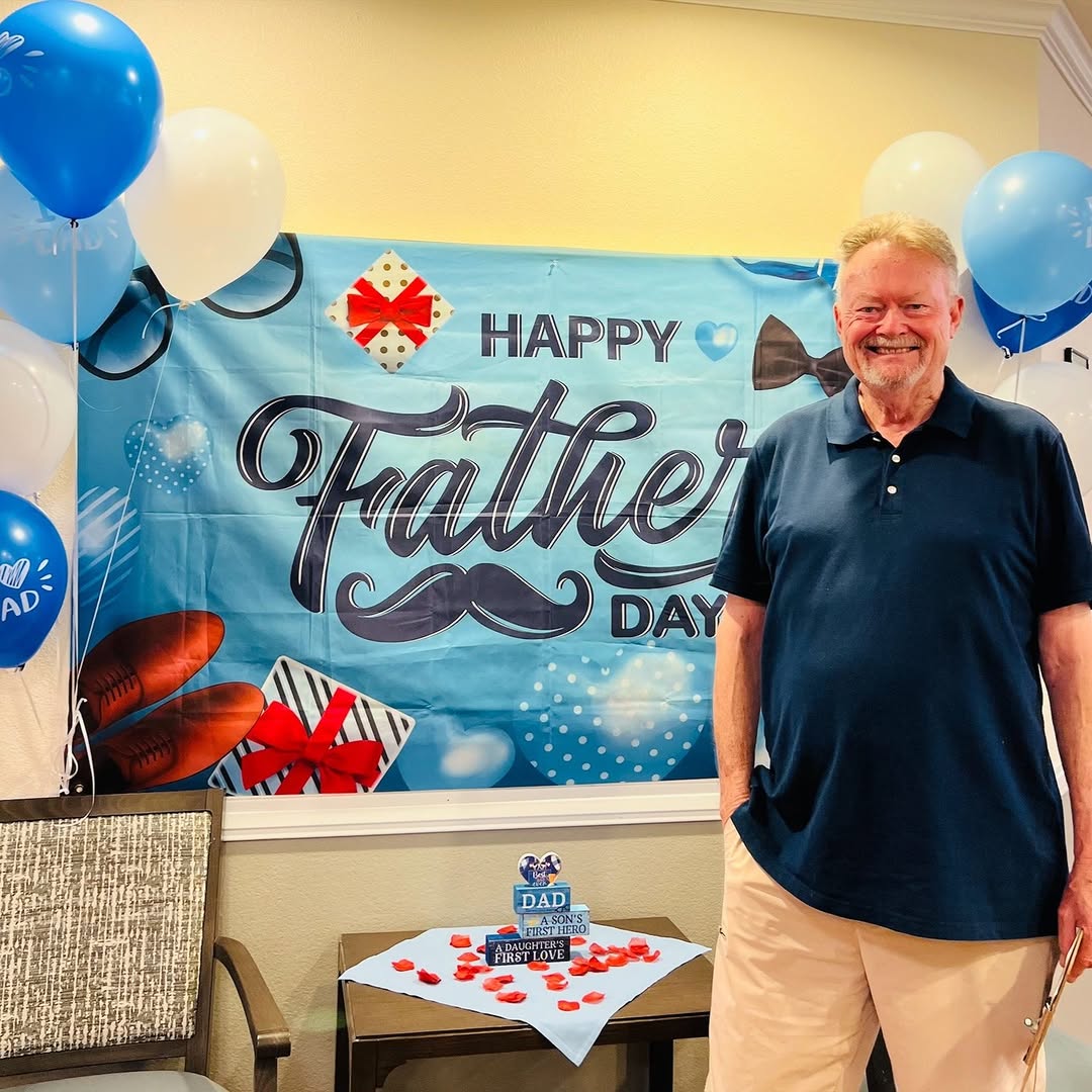 Father’s Day Luncheon at Cogir of Brentwood — celebrating the amazing fathers and father figures in our community with good food, laughter, and wonderful company. #CogirofBrentwood #FathersDay