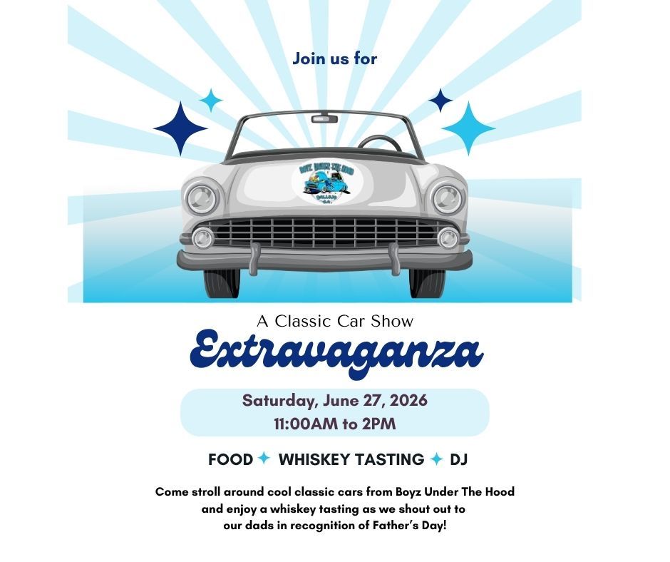 🚗💙 Start your engines! Join us for a Classic Car Show Extravaganza on June 27th from 11 AM–2 PM featuring classic cars, whiskey tasting, delicious food, and live music. Bring Dad and enjoy an afternoon of fun, nostalgia, and community! 🥃🎶 #ClassicCarShow #FathersDayFun #VintageCars #CommunityEvents #SummerCelebration #CarLovers #SeniorLivingEvents #CommunityFun #VintageCars #BoyzUnderTheHood #SummerEvents #MakingMemories