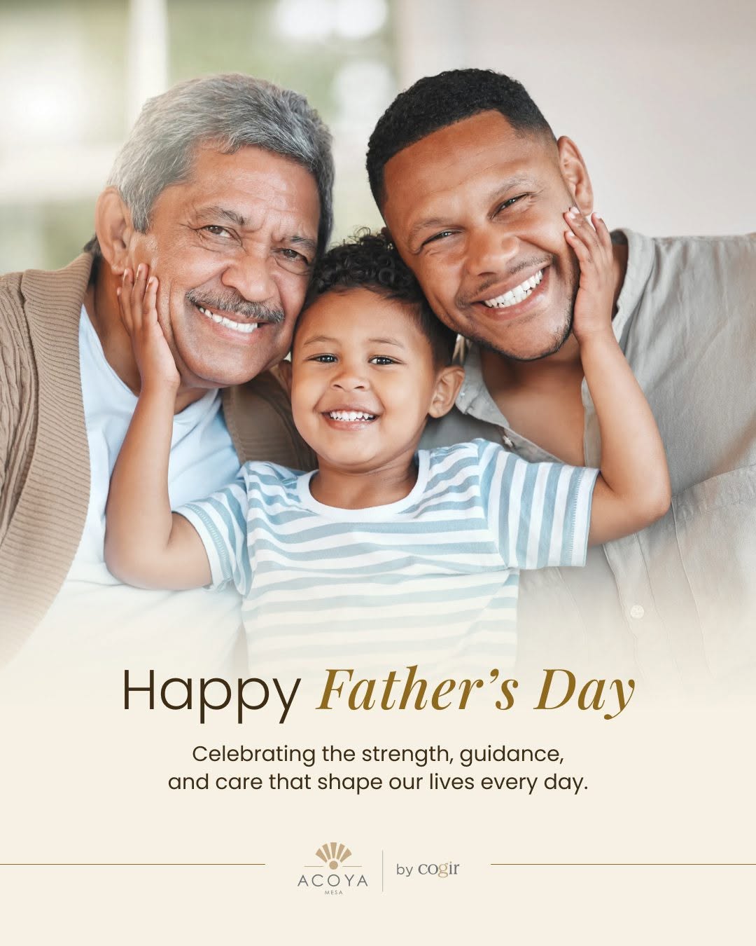 Today we celebrate the fathers and father figures who have shaped our lives with their strength, guidance, and support. 💙 Wishing you a meaningful Father’s Day.