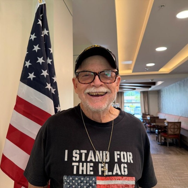 Some people have a way of leaving an impact everywhere they go and John W. is one of those people! If he’s not spending time with his family, or enjoying our community daily activities, then you’ll find him at his favorite coffee shop, Starbucks! Being a Veteran and through his hard work and incredible accomplishments, john has built a life filled with moments worth honoring! We are so lucky to have him apart of our Cadence Family and if you know him then you’ll know how special he truly is. 💫 . . . #Cadenceliving #Meetourresidents #trulyspecial #livinglifetothefullest #oneofakind