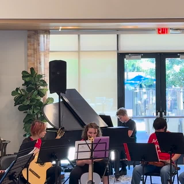 🎹🎵We were delighted to welcome the talented Miscellaneous Musicians to our community. These young artists brought incredible energy, passion, and skill to their performance. Enjoy this short snippet from Pianist Lucas! We are grateful for the opportunity to support and enjoy such inspiring emerging talent.