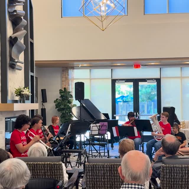 🎺🎵Here is another part from the Miscellaneous Musicians’ performance at our community, featuring “Entry of the Gladiators.” Each student uniquely adapted the piece to fit their individual instrument, showcasing creativity, versatility, and impressive talent. Their ability to reimagine the music made this performance both engaging and unforgettable for all! #AcoyaShea #MiMu