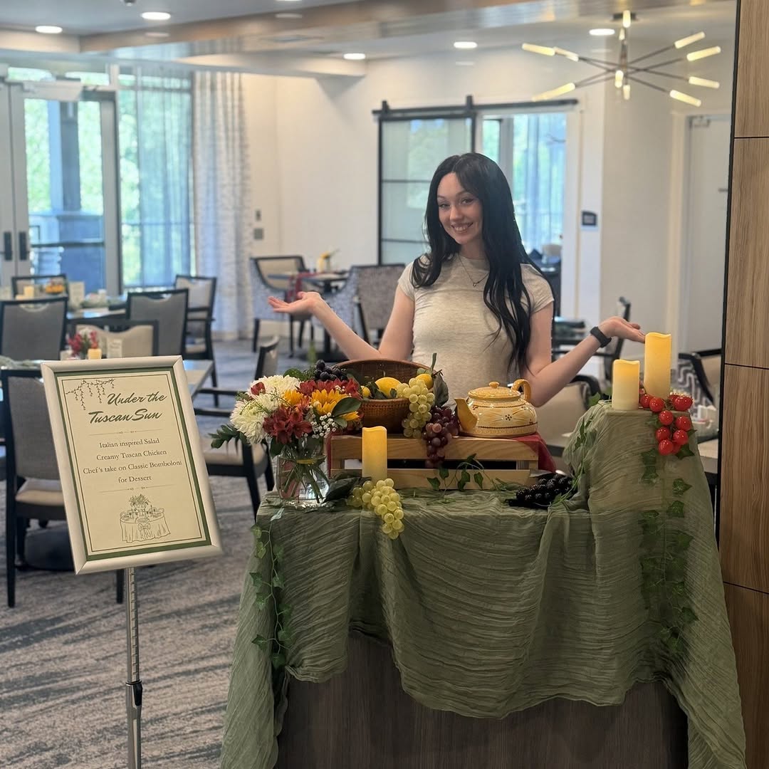 What a beautiful evening of food, friendship, and celebration at our June themed dinner, “Under the Tuscan Sun!” ☀️🍝🍷 A special thank you to our new Resident Lifestyle Director, Leah, for bringing this wonderful event to life and creating an unforgettable Tuscan-inspired experience for our residents. From the décor to the atmosphere, every detail transported us straight to the Italian countryside! Of course, no themed dinner would be complete without an incredible menu, and Chef Rod did not disappoint. Residents enjoyed a delicious Italian feast that was as authentic as it was flavorful. Adding to the joy of the evening, we were honored to host a very special celebration in our private dining room. Longtime residents Dick and Pebble marked an extraordinary milestone—73 years of marriage! 💕🥂 Their love story continues to inspire everyone in our community, and we were thrilled to celebrate this remarkable anniversary with them. Congratulations, Dick and Pebble, and thank you to everyone who helped make this evening so memorable. Here’s to great food, wonderful company, and creating moments that matter! ❤️ #CogirOfTigard #UnderTheTuscanSun #SeniorLiving #LifeAtCogir #ResidentExperience #CommunityCelebration #73YearsOfLove #SeniorLivingCommunity #TuscanDinner #CreatingMemoriesTogether #CogirSeniorLiving