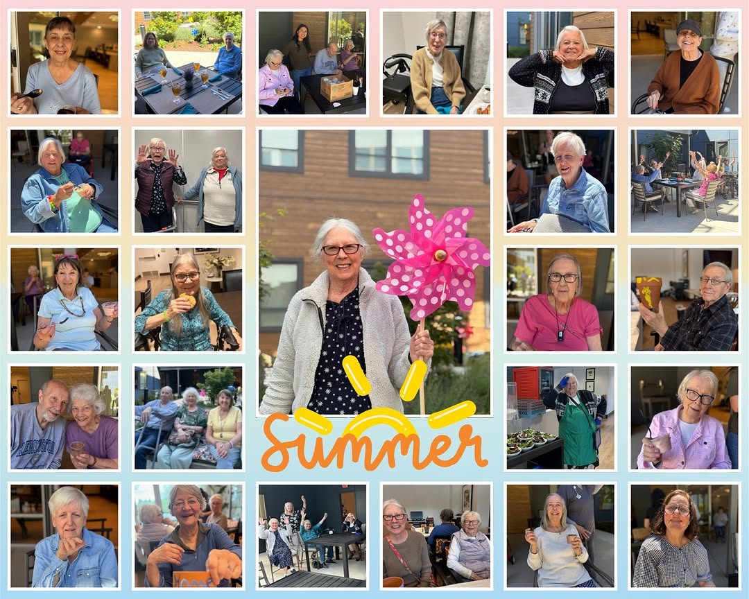 Our Revere Memory Care residents have been making the most of the beautiful summer weather this week! From enjoying delicious ice cream parties to spending peaceful moments in our garden and exploring our community, there has been no shortage of smiles and laughter. Even during the hottest day of the week, reaching 96 degrees, our residents stayed cool, comfortable, and engaged while enjoying special activities and quality time together. These simple moments outdoors create meaningful connections, spark joyful memories, and remind us how important it is to embrace each day to the fullest. We love seeing our residents thrive while enjoying the sunshine, fresh air, and the company of friends. ❤️ #CogirOfTigard #RevereMemoryCare #MemoryCareMoments #LifeAtCogir #SeniorLiving #MakingMemories #SummerFun #IceCreamParty #JoyfulLiving #CogirCares #SunshineAndSmiles #MemoryCareCommunity