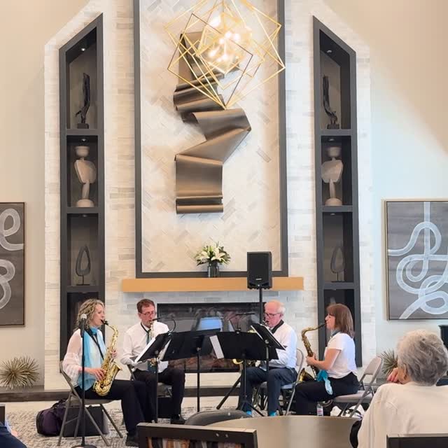 🎷🎵The Fountain Hills Sax Quartet delivered a beautiful performance that truly captivated us all. Their talent and harmony filled the room, leaving everyone mesmerized and fully engaged. It was a wonderful musical experience that brought joy, appreciation, and a memorable moment to our day. #AcoyaShea #livemusic