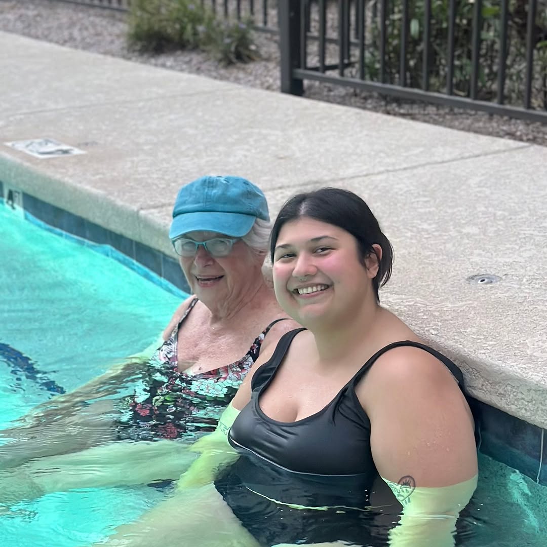 🌴🎬 Dive-In Movie Night at Cadence Chandler! 🎬🌴 Residents enjoyed a relaxing evening under the Arizona sky for our latest Dive-In Movie Night by the pool, featuring the timeless classic South Pacific. With the water gently glowing, cozy seating, and plenty of laughs and sing-along moments, it was the perfect way to unwind together. From floating fun to favorite film scenes, it was a night full of island vibes, great company, and community connection. 🌺✨ We’re already looking forward to the next movie night under the stars! #CadenceChandler #Cogir #SeniorLiving #SouthPacific #DiveInMovie