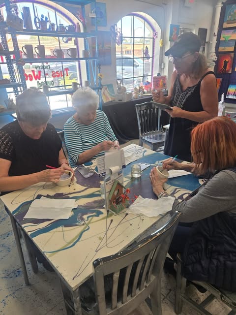 🎨🦋 Creativity was in full bloom during the Revere Neighborhood’s outing to Burst of Butterflies Create & Paint Studio! Our residents enjoyed an afternoon of painting, laughter, and expressing their artistic talents in a fun and welcoming environment. From colorful masterpieces to shared smiles, it was a wonderful opportunity to get creative, connect with friends, and make lasting memories. We can’t wait to see where our next adventure takes us! 💙✨ #CadenceChandler #RevereNeighborhood #CreativeAging #SeniorLiving #ArtTherapy #PaintingFun #LifeAtCadence #MakingMemories