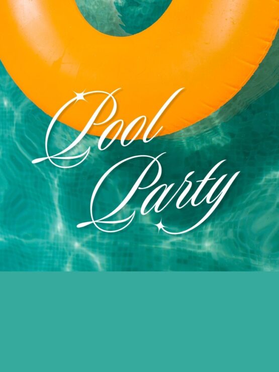 Bright yellow pool float resting in clear blue water, inviting relaxation and community fun.