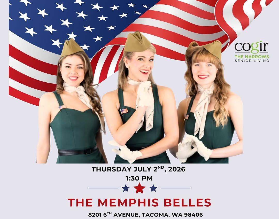 🎶 Our 3rd Summer Concert of the Season is almost here, and we couldn’t be more excited! 🇺🇸☀️ Join us this Thursday as we kick off our Independence Day Celebration with the incredible Memphis Belles! A true crowd favorite, they’ll be bringing their live “US Summer Tour” show to our community for an afternoon filled with patriotic favorites, timeless classics, and plenty of fun. We can’t wait to celebrate with our residents, families, and guests. It’s going to be a fantastic way to welcome the Fourth of July, see you there! ❤️🤍💙🎤