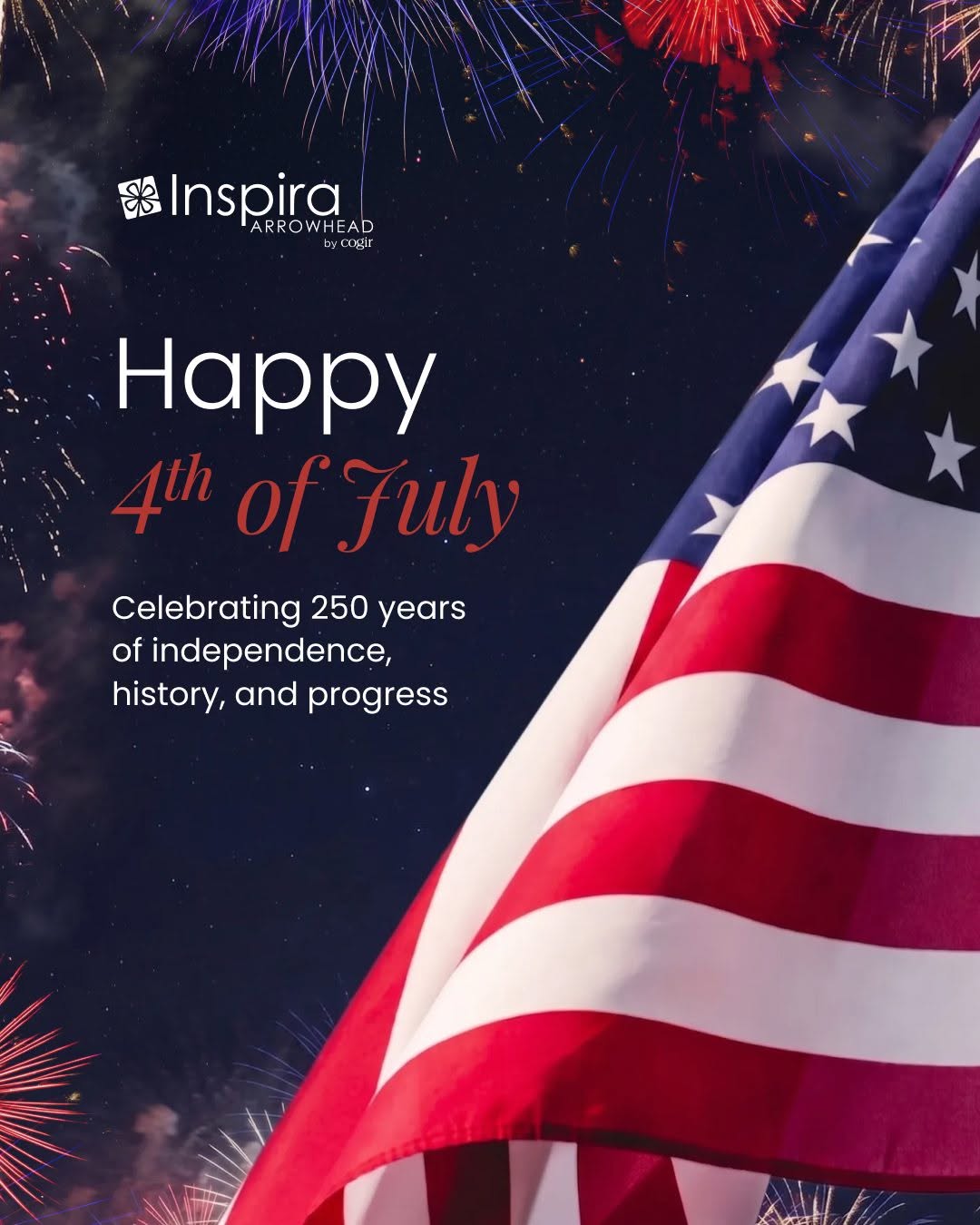 This Fourth of July, we celebrate 250 years of independence and the history, progress, and resilience that have shaped our nation. 🇺🇸