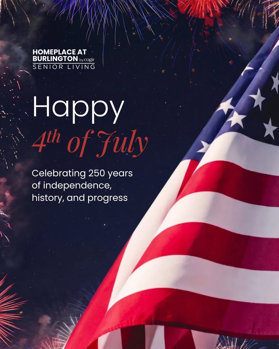 This Fourth of July, we celebrate 250 years of independence and the history, progress, and resilience that have shaped our nation. 🇺🇸