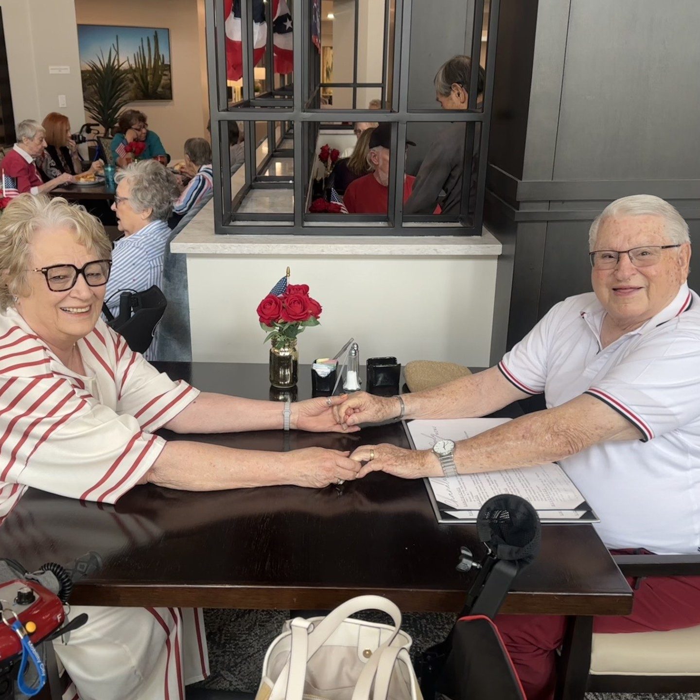 🇺🇸❤️🤍💙 Celebrating Freedom, Friendship & 250 Years of America! 💙🤍❤️🇺🇸 Cadence Chandler was filled with patriotic spirit as we celebrated the Fourth of July together! Residents enjoyed a delicious backyard-style BBQ lunch, wonderful live music, and the company of good friends while honoring our nation’s independence. This year, our celebration was especially meaningful as we recognized **America’s 250th year**—a milestone that gave many of our residents the opportunity to reflect on the history they’ve witnessed, the traditions they’ve cherished, and the memories they’ve created throughout the years. Here’s to celebrating the red, white, and blue, the freedoms we hold dear, and the joy of coming together as a community. Happy Fourth of July! 🇺🇸 #CadenceChandler #FourthOfJuly #America250 #250Years #SeniorLiving #LifeEnriched #LiveMusic #BBQLunch #CommunityCelebration #CogirRoadTo250