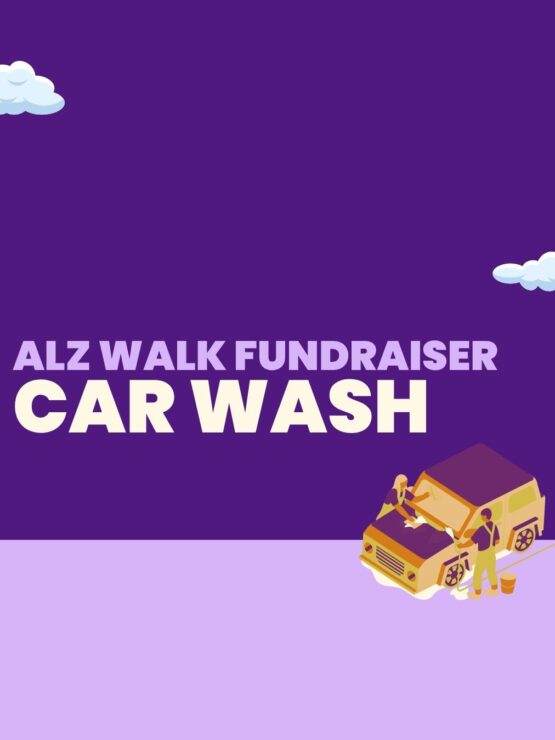 Community members working together to support a fundraiser with a cheerful car wash event.