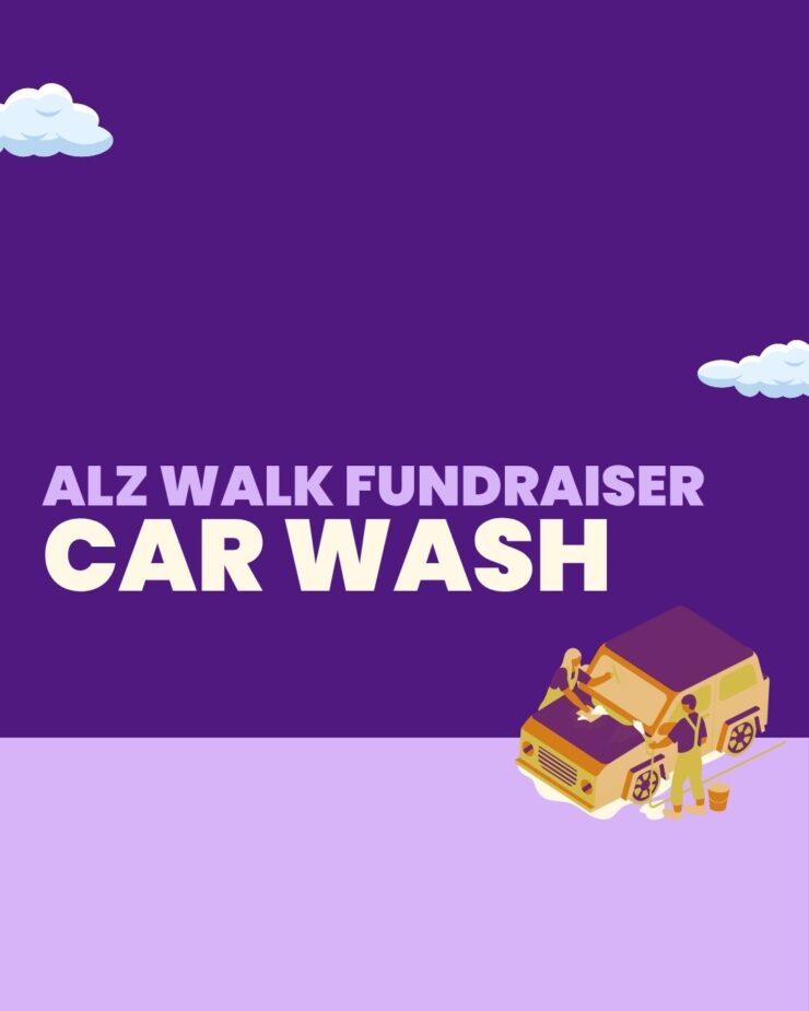 Community members working together to support a fundraiser with a cheerful car wash event.