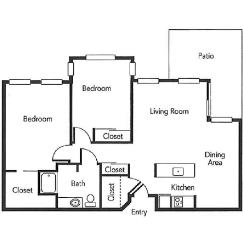 senior housing Sonoma County 2 bedroom